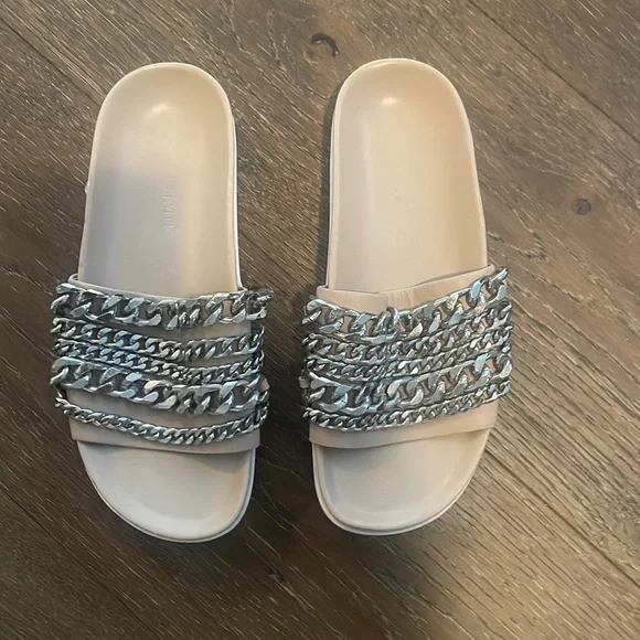 Shoes Kendall And Kylie Fur Slides Kendall And Kyle Perfect